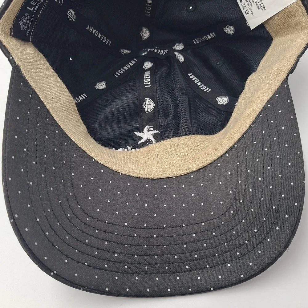 Women Iberostar Golf Club Hat Adjustable Black‎ White Polka Dot Cancun Course MX